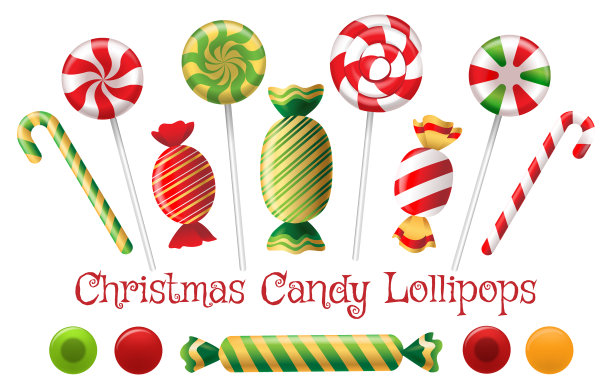 圣诞薄荷糖套装图片下载