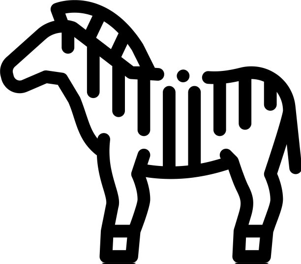 斑马图标大纲图片下载