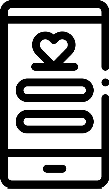 爱情连接图标轮廓图片下载