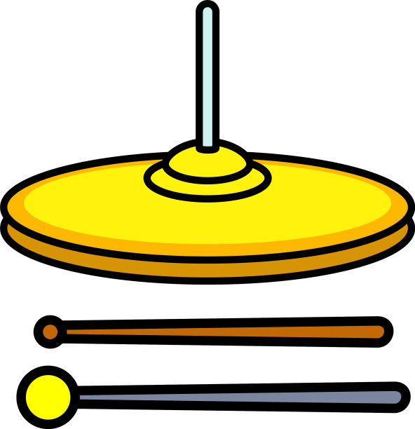 乐器多彩的音乐背景图片下载