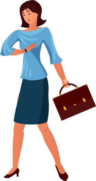 黑发商务女，正在处理案件图片下载