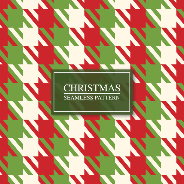 圣诞节无缝彩色面料图案鲜艳图片下载