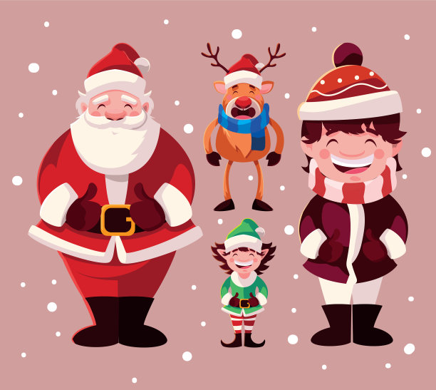 设置图标圣诞与圣诞老人和图片下载