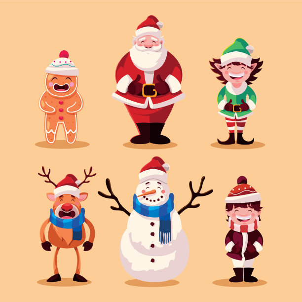 设置图标圣诞与圣诞老人和图片下载