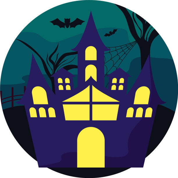 可怕的万圣节城堡图片下载