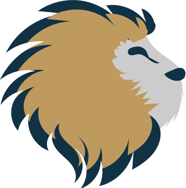 创意狮头设计标志概念图片下载