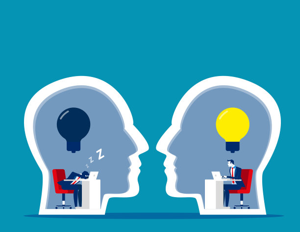 商务人士具有工作和放松的理念图片下载