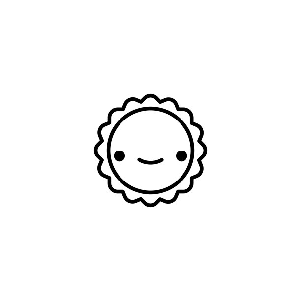 快乐太阳图标图片下载