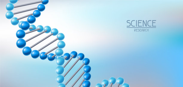 DNA分子结构的背景图片下载