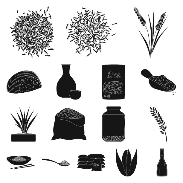 饮食和烹饪标志设置图片下载