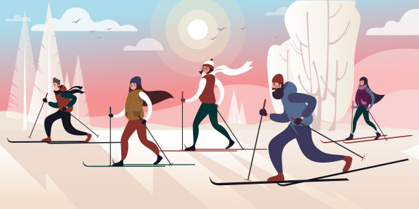 2020年冬季的人图片下载