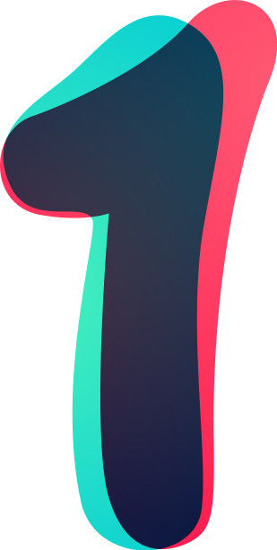 重叠梯度第一个标志类型图片下载