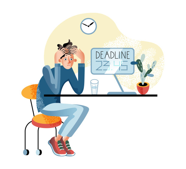 让人紧张的截止日期平图片下载