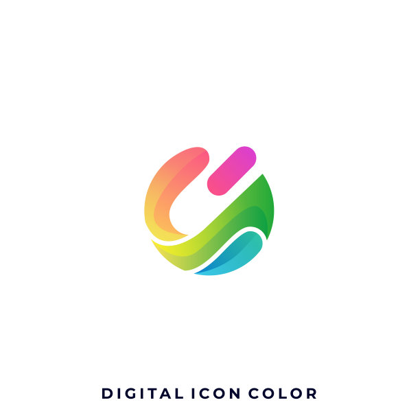 抽象球面尺寸现代图标模板图片下载