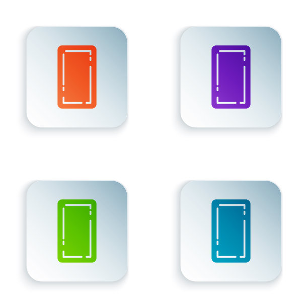 颜色playing card背面图标隔离在白色图片下载