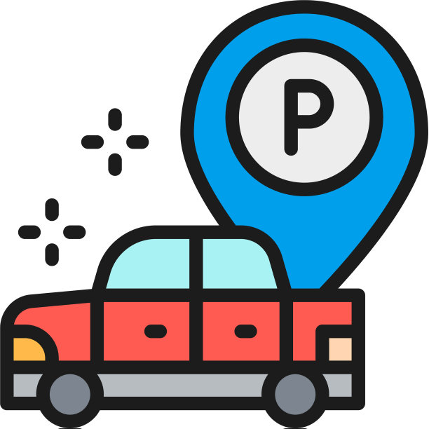 车用大型停车指针平色线图片下载