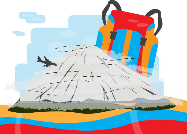 旅行到哥伦比亚鲁伊斯峰山景观图片下载