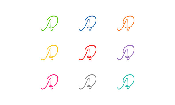 字母A和B图标Logo图片下载