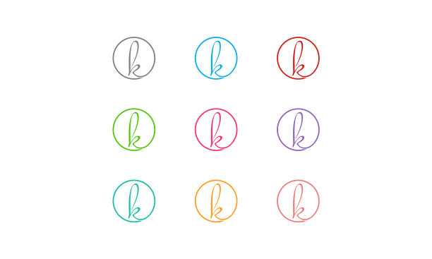 创意K字母Logo图标图片下载