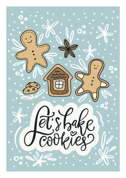 冬季贺卡圣诞快乐艺术图片下载