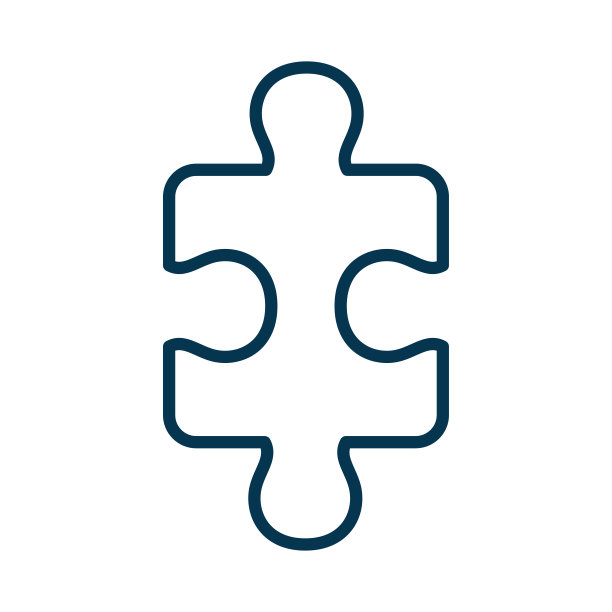 拼图-拼图图标矢量设计模板图片下载