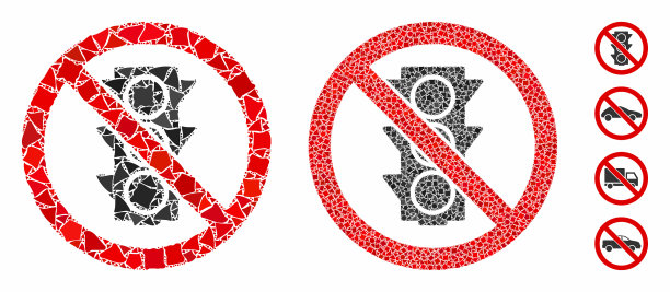 没有红绿灯组成图标驼峰图片下载