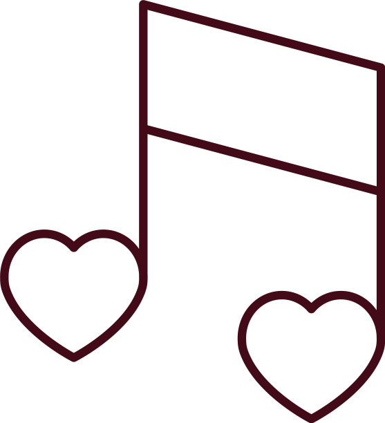 孤爱音乐线设计图片下载