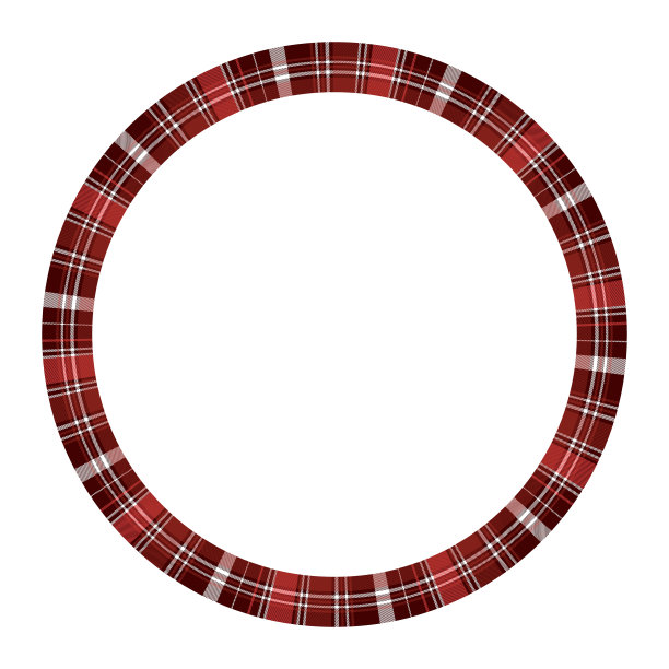 圆形框架复古图案设计模板图片下载