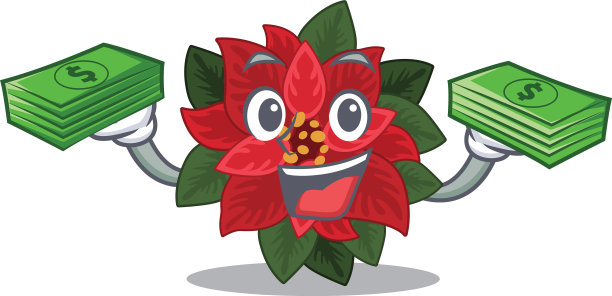 自信微笑的一品红性格与图片下载