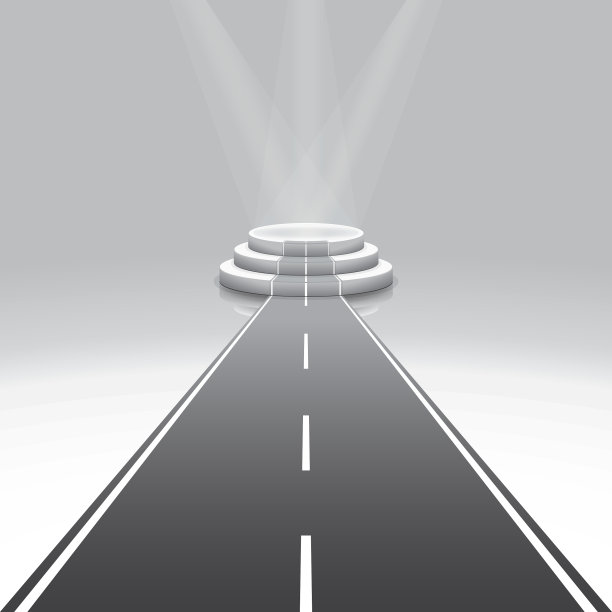 照亮3d孤路，只为空荡讲台图片下载