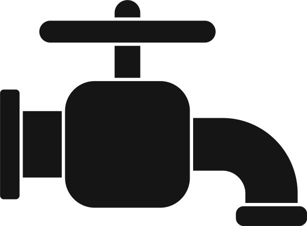 金属龙头图标简约风格图片下载