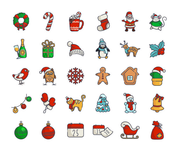 卡哇伊圣诞节募捐图片下载