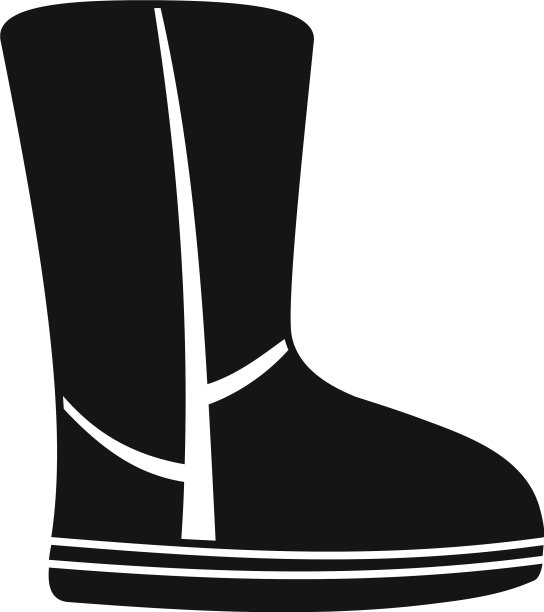 Ugg靴子图标简单的风格图片下载