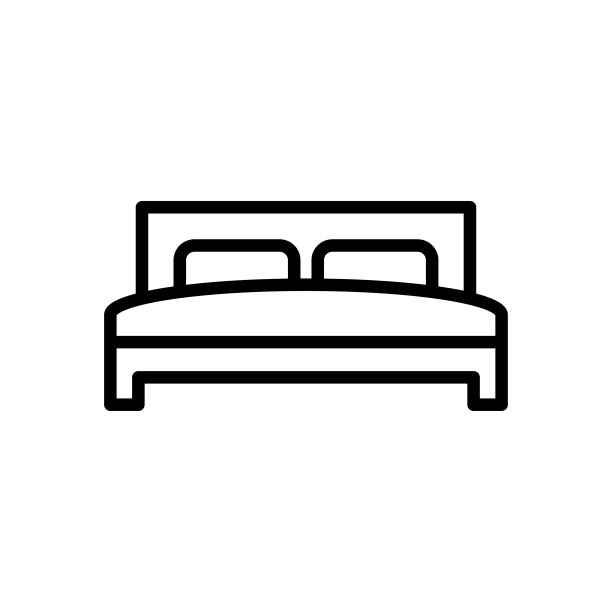 床图标平面矢量模板设计流行图片下载