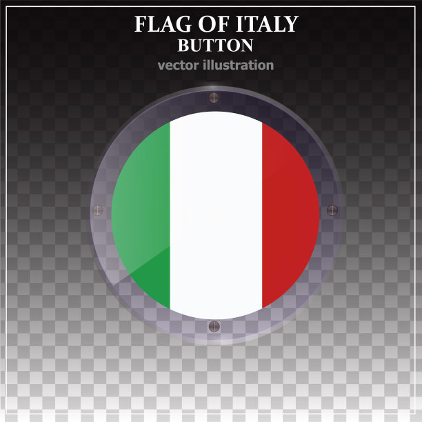 鲜艳的贴着意大利国旗的意大利快乐日图片下载