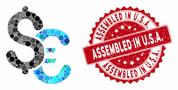 用刮花拼贴欧元和美元货币图片下载