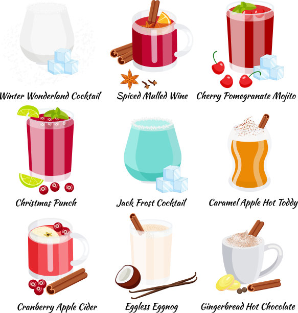 设置cristmas鸡尾酒图片下载