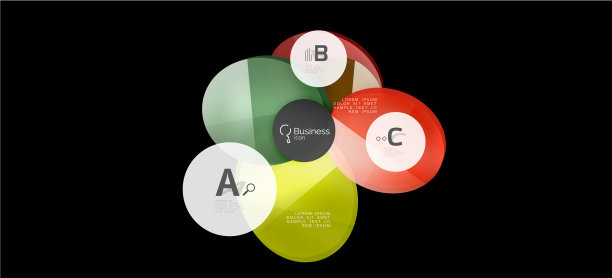 信息图形圈背景成功图标图片下载