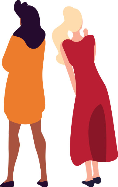 女性在白色背景下的后排位置图片下载