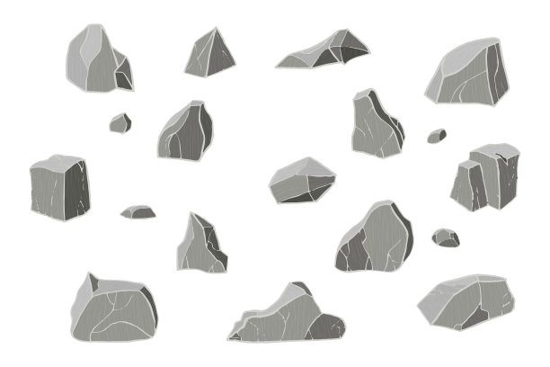 灰色的石头设置图片下载