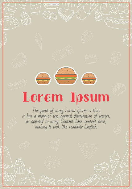 快餐卡04图片下载