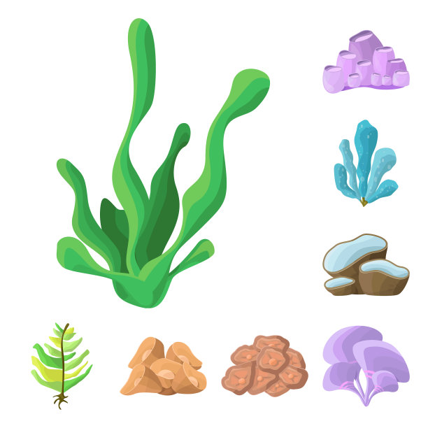 设计水下和水族馆标志图片下载