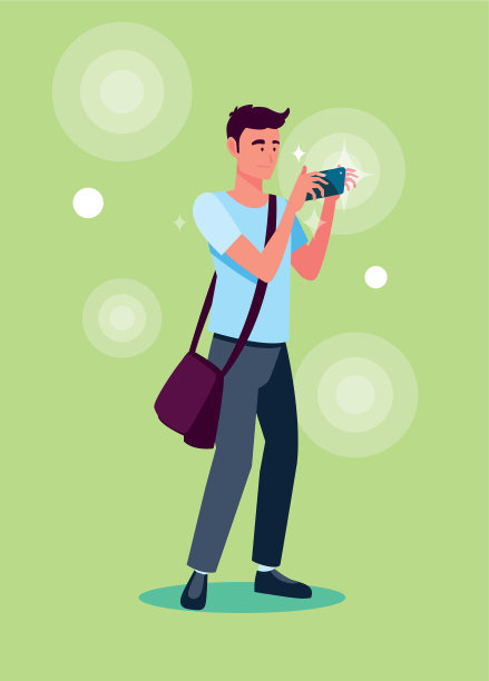 帅哥在拍照图片下载