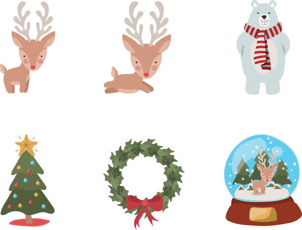 圣诞套装图标图片下载