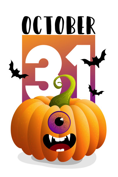 万圣节的卡片,图片下载