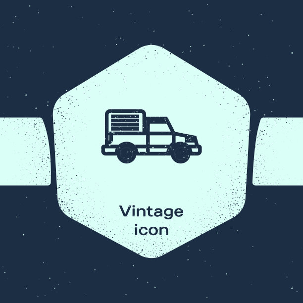 垃圾线运送货车车辆图标图片下载