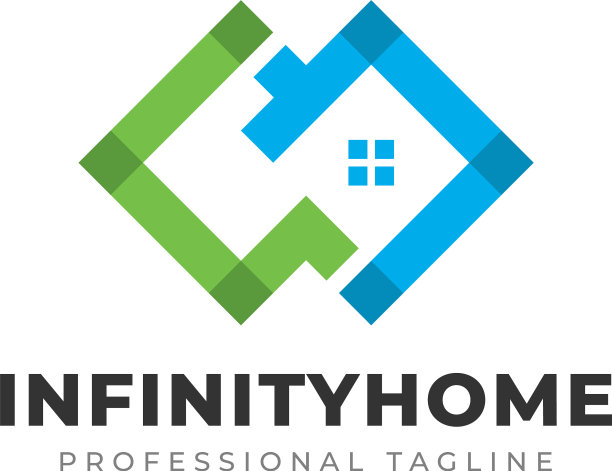 创意无限家居标志设计图片下载