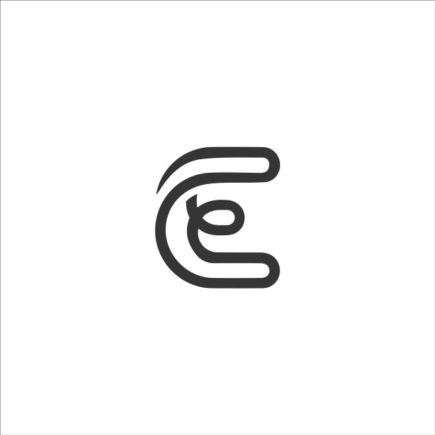 首字母e标志概念设计图片下载