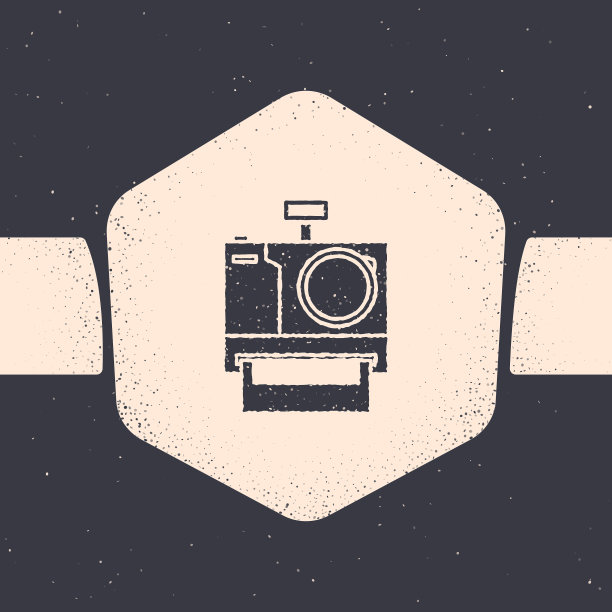 垃圾照片相机图标孤立在灰色图片下载