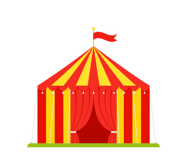 马戏团帐篷嘉年华节日帐篷设计图片下载